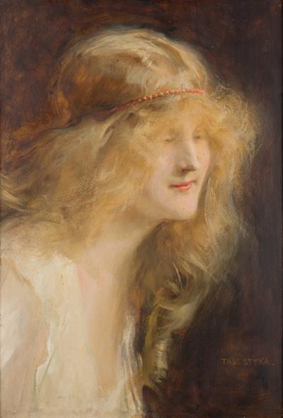Portret młodej blondynki