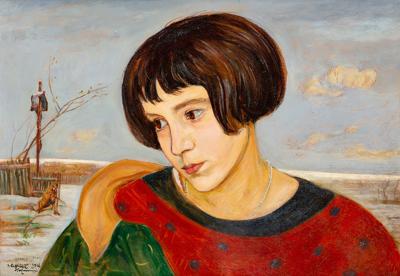 Zamyślona, 1926