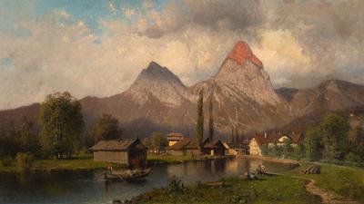Pejzaż alpejski, 1879