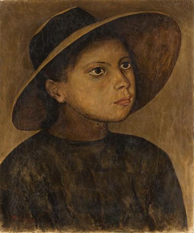 Portret dziewczynki w kapeluszu, ok. 1922