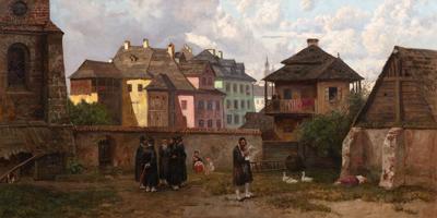 Na krakowskim Kazimierzu, 1916