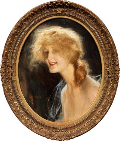Portret blondynki