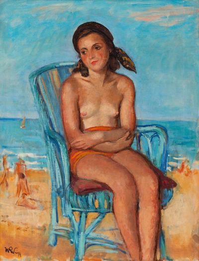 Dziewczyna na plaży