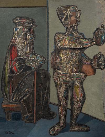 Dwie postacie, 1944