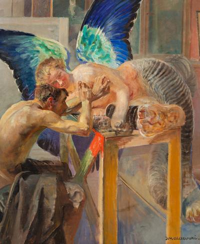 Chimera w pracowni artysty, ok 1910