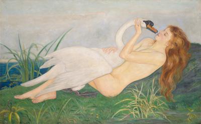 Leda z łabędziem, 1928
