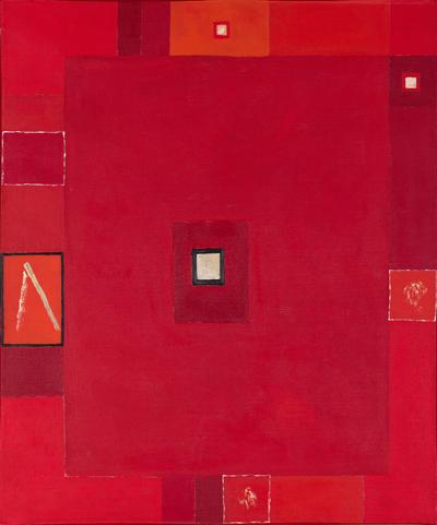 Abstrakcja czerwona II, 1973