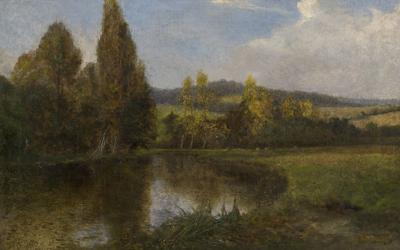 Nad stawem, ok. 1893