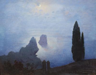 Capri w świetle księżyca, 1927