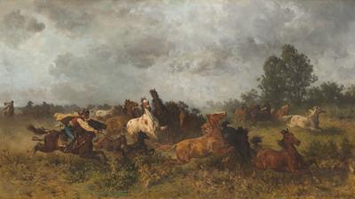 Konie na puszcie, 1880