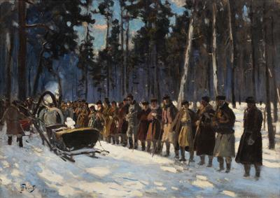Na polowanie, 1915