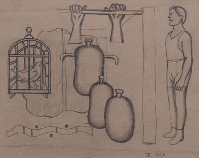 Klatka i worki, 1929
