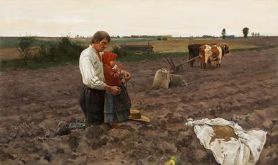 Siewca, 1888 (Anioł Pański, Przed siewem)