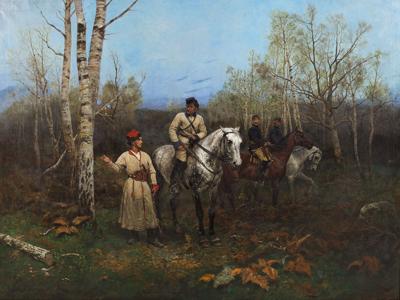 Scena z Powstania Styczniowego 1863 roku, 1880
