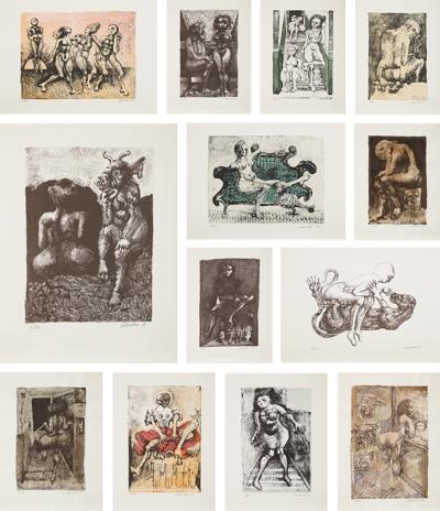 Carnet Incomplet (teka 13 litografii), 1966