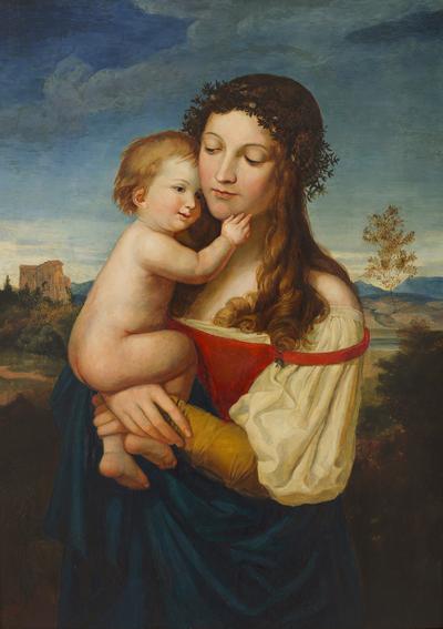 Madonna z dzieciątkiem, XIX w.