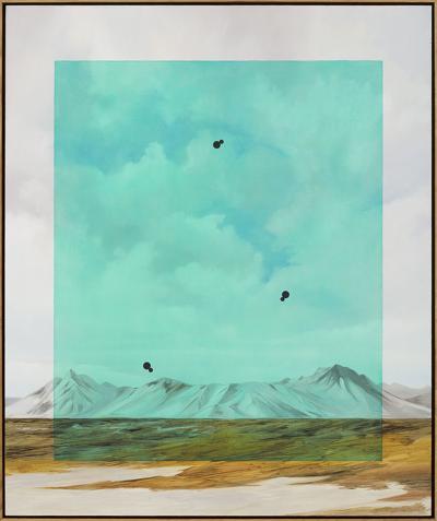 Turquoise glass, 2020