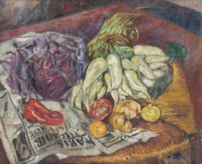 Martwa natura z warzywami, ok. 1917-1918