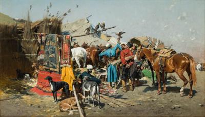 Targ na sokoły, 1888-1889 (Jarmark w Bałcie, Sokolnik)