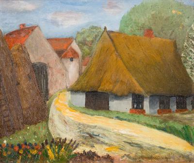 Widok na wieś, 1948