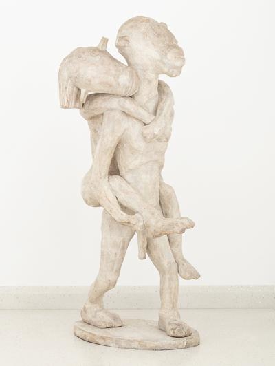 Mężczyzna niosący kobietę, 1991