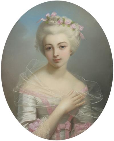 Portret młodej damy, poł. XIX w.