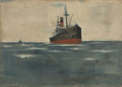 Okręt na morzu, 1947