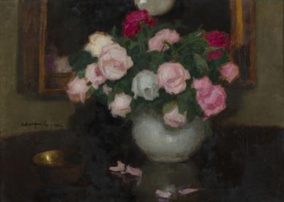 Róże w wazonie, 1936