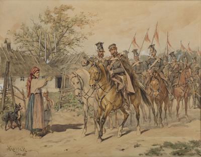 Zwiad ułanów poznańskich z 1831 roku, 1891