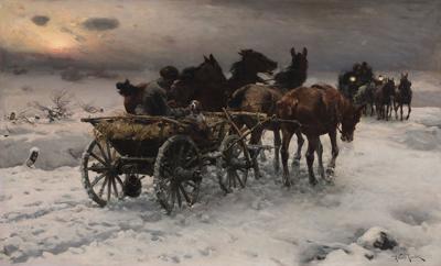 W wieczornej mgle, ok. 1890
