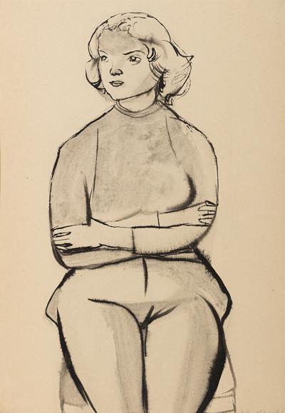 Dziewczyna nr 1252, ok. 1955-1956
