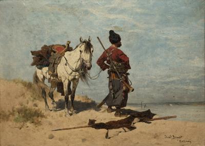 Kozak u przewozu, przed 1881