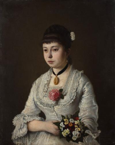 Portret młodej kobiety, 1879