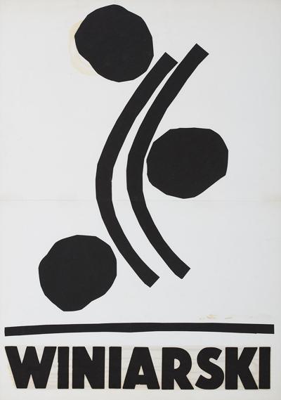 Projekt plakatu na "Konstrukcję w procesie" w Monachium, 1985
