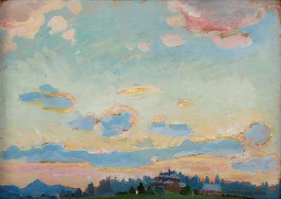 Zachód nad Osobitą, ok. 1900