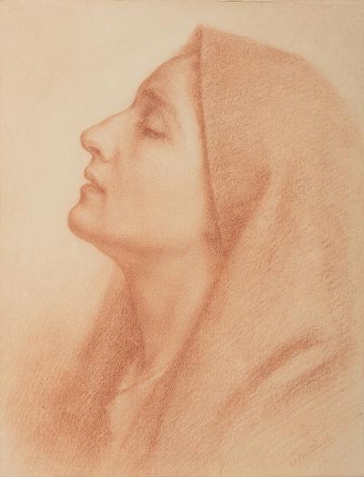 Portret kobiety w chuście