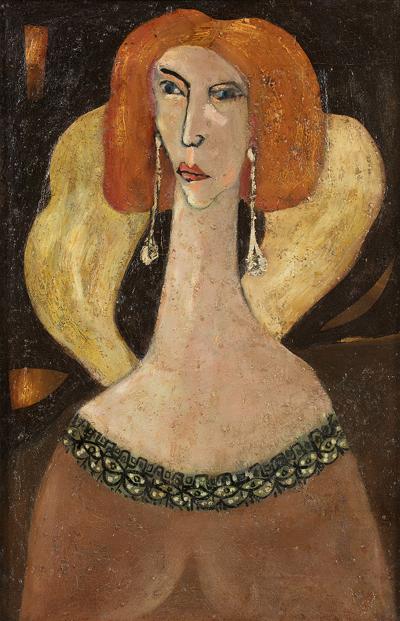 Portret kobiety, lata 50. XX w.