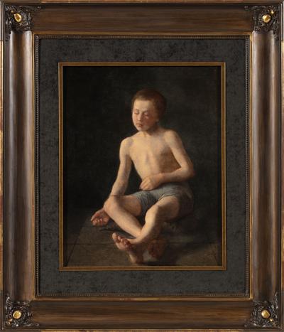 Studium całej figury chłopca, 1856
