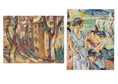 Uliczka / Cyganie na brzegu Rodanu, ok. 1940-1945