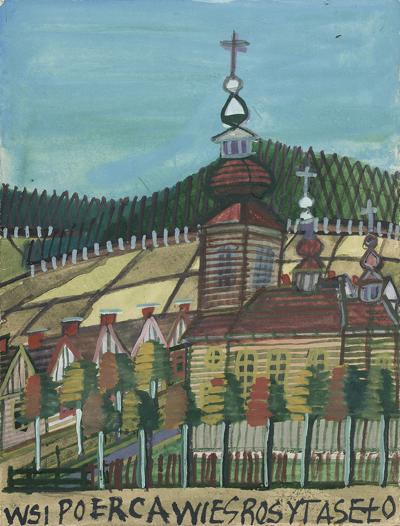 Pejzaż w Krynicy, po 1960