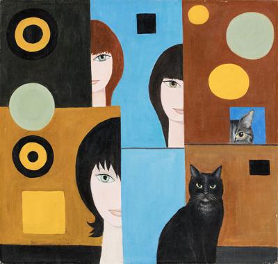 Portret z kotem, 1967