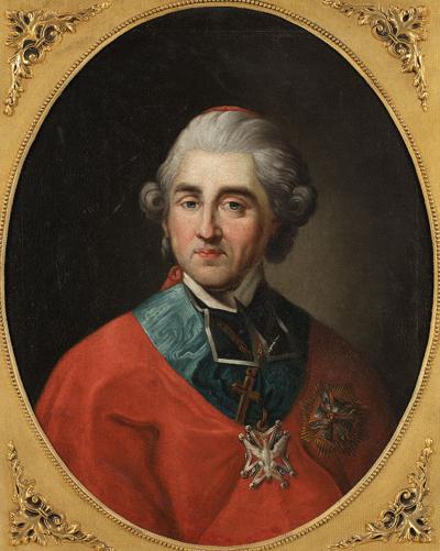 Portret Prymasa Michała Jerzego Poniatowskiego, koniec XVIII w.