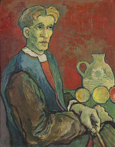 Autoportret z owocami, 1954