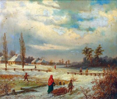 Powrót z lasu, 1878