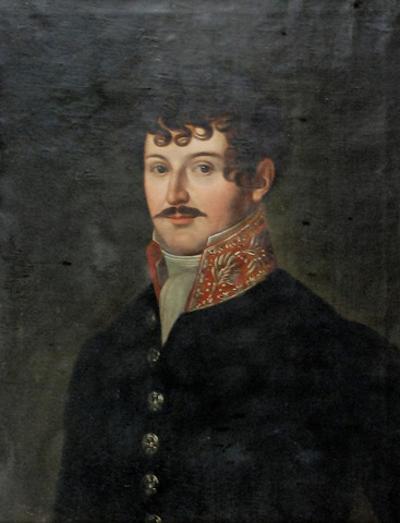 Portret mężczyzny w mundurze urzędniczym, ok. 1830