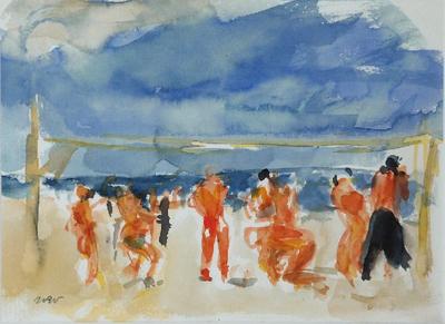 Na plaży, 1937