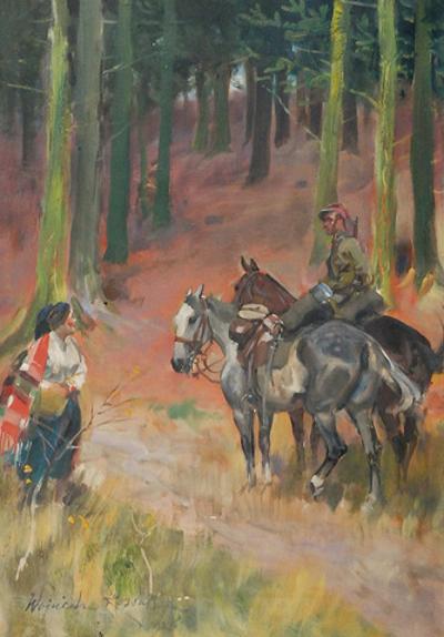 Spotkanie w lesie, 1926