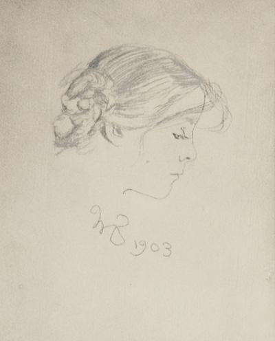 Główka dziewczynki, 1903