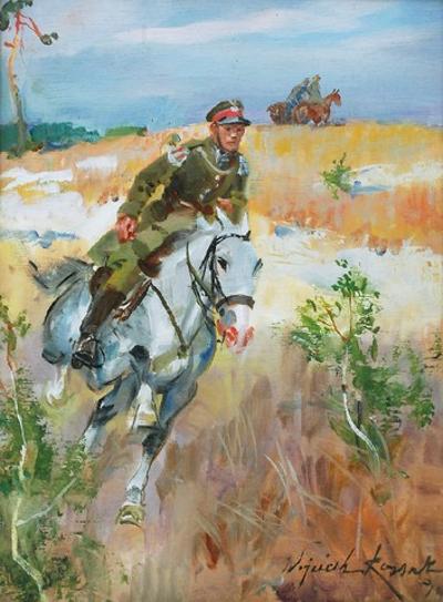 Ułan na koniu, 1934