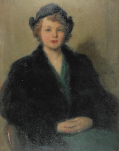 Portret młodej kobiety, 1948